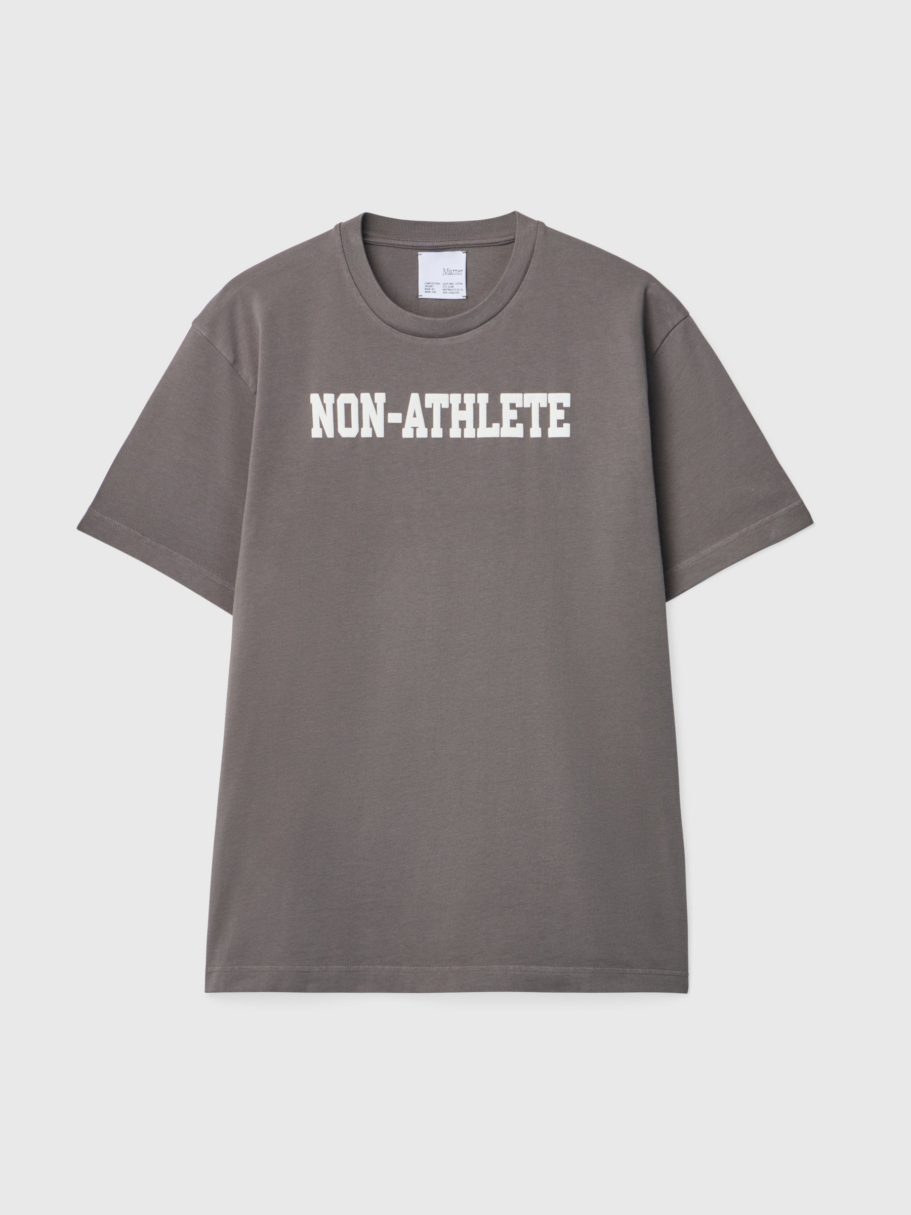 Non-Athlete 100% Cotton 270GSM T-Shirt Dark Gray