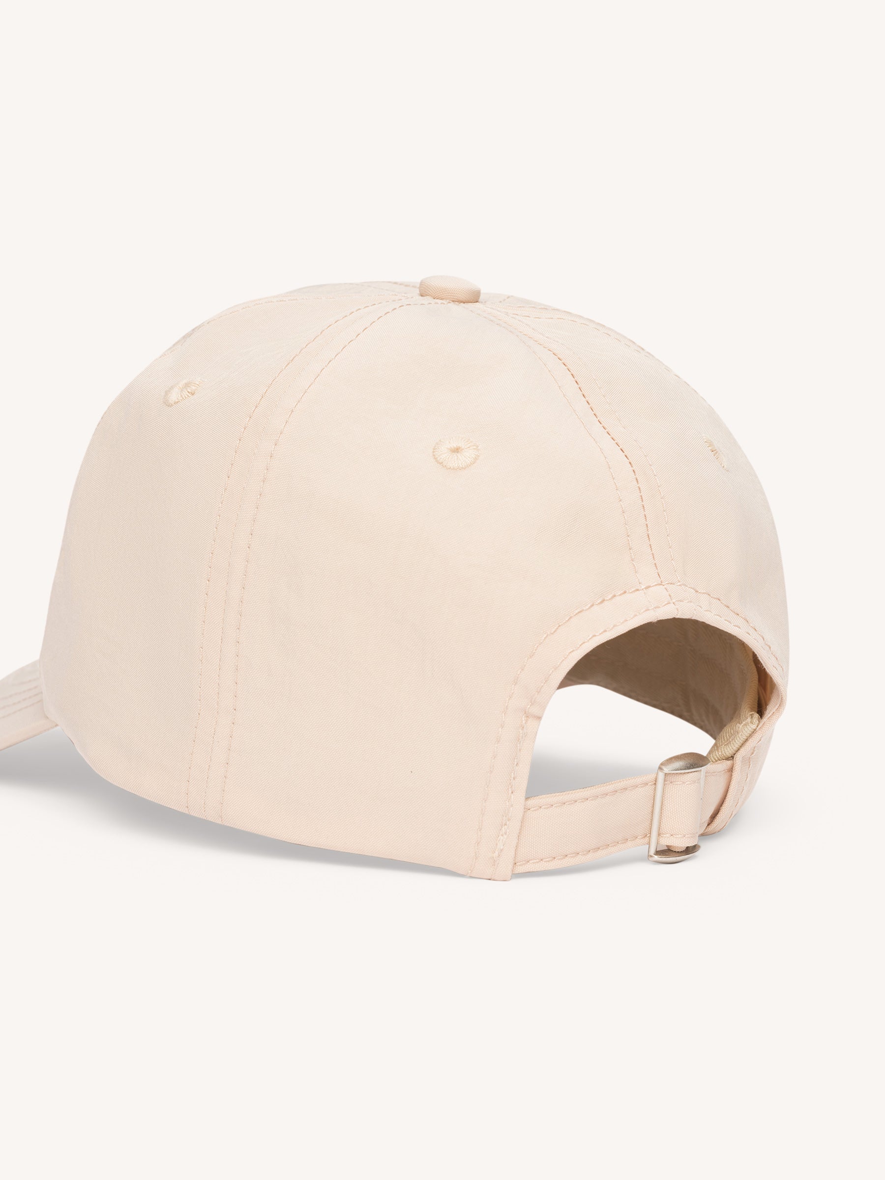 6-panel rPET Baseball Cap Ivory White