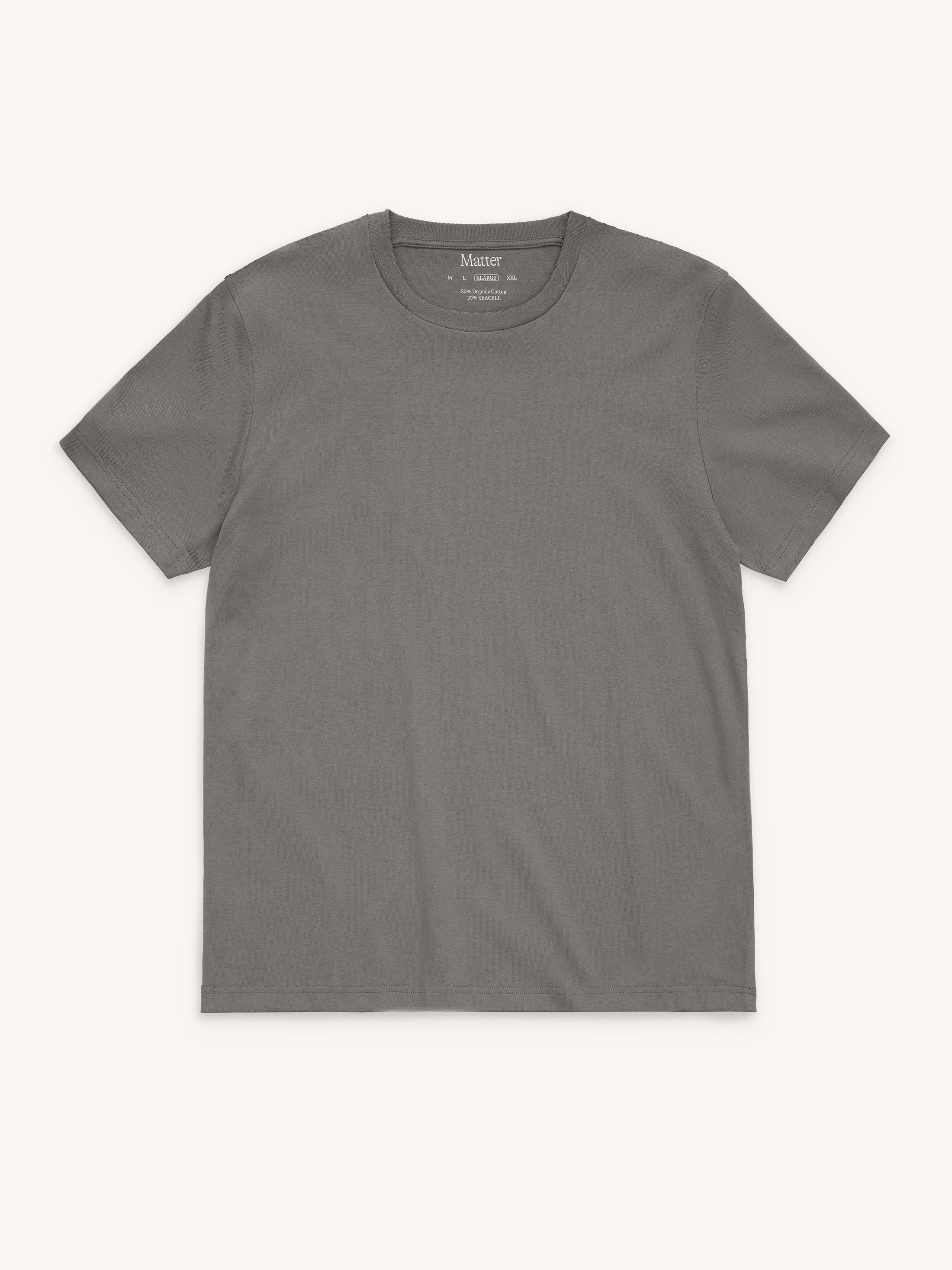 T-shirt Cotton–Seacell 280 GSM Gray