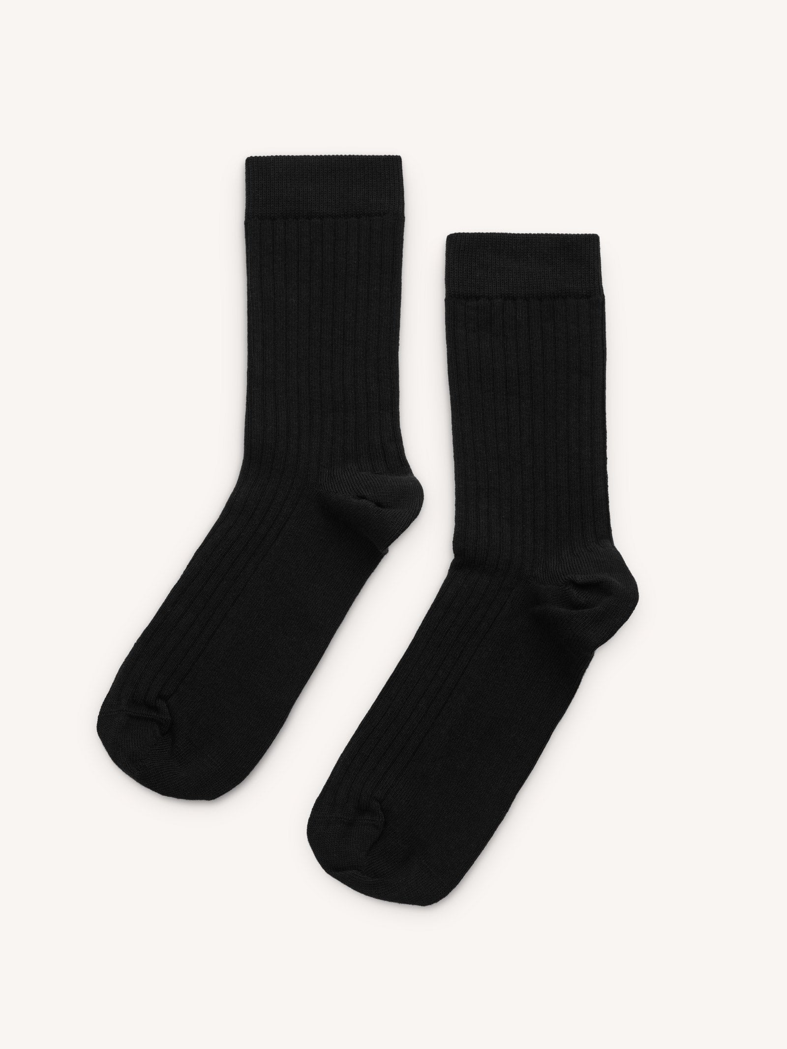 Seacell/Cotton Rib Socks Black