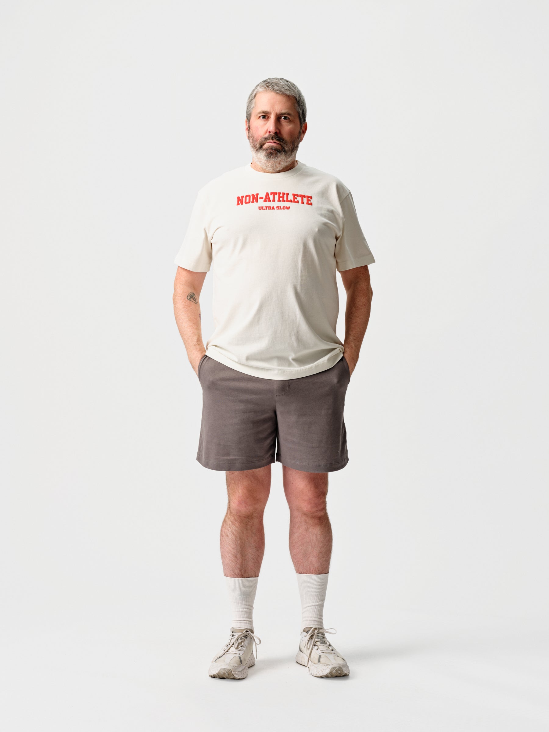 Non-Athlete 100% Cotton 270GSM T-Shirt Ecru