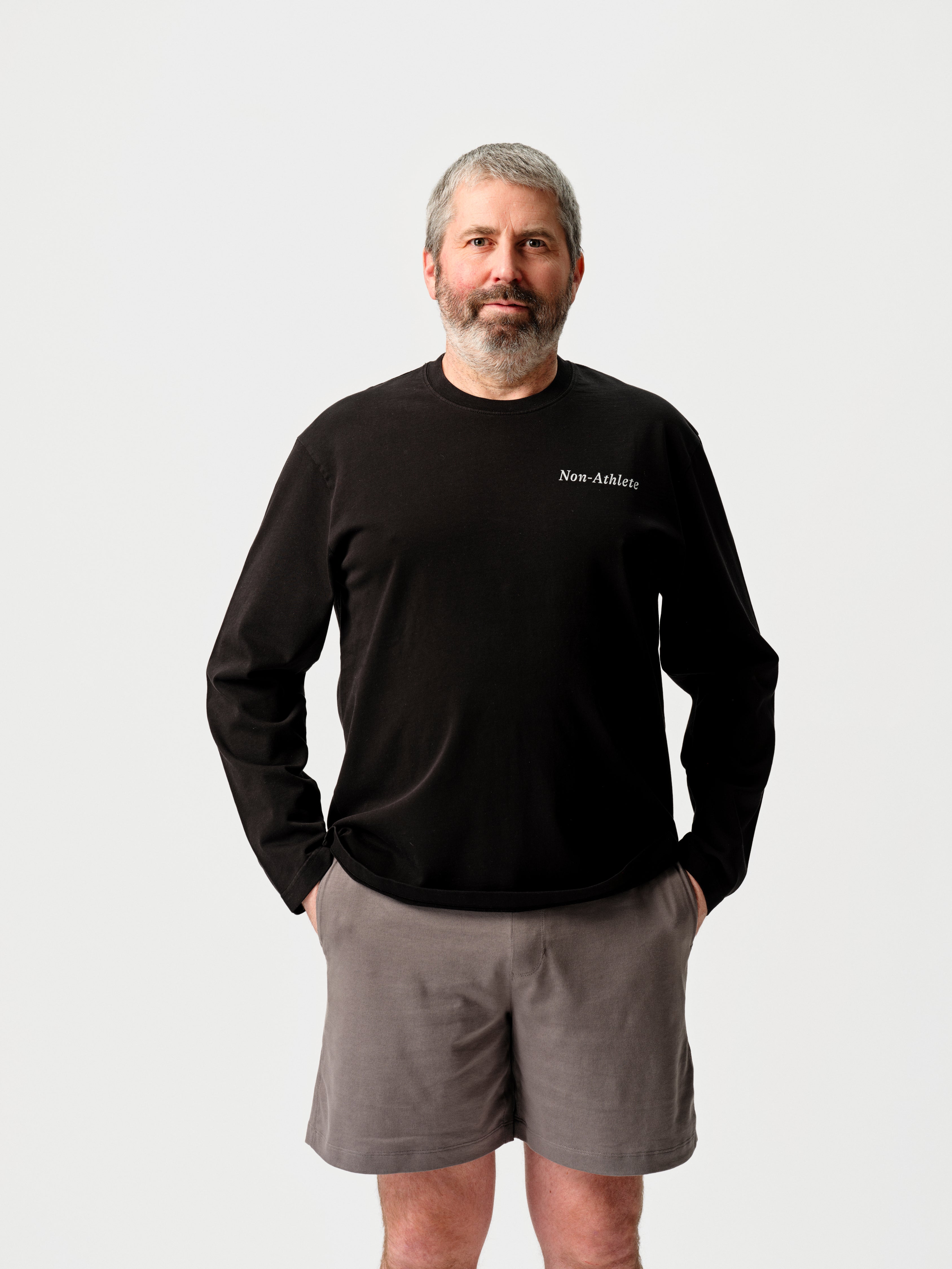 Non-Athlete 100% Cotton 270GSM Longsleeve Black