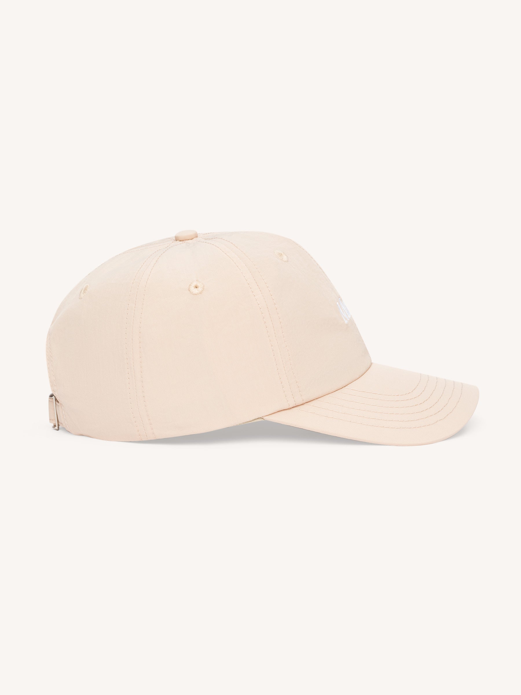 6-panel rPET Baseball Cap Ivory White